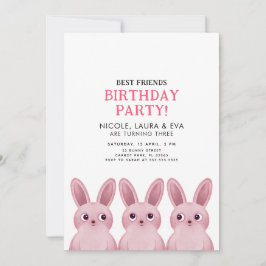 三最高の束の友人の誕生日パーティー 招待状