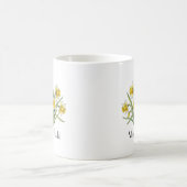 三月の水仙の花 コーヒーマグカップ (中央)