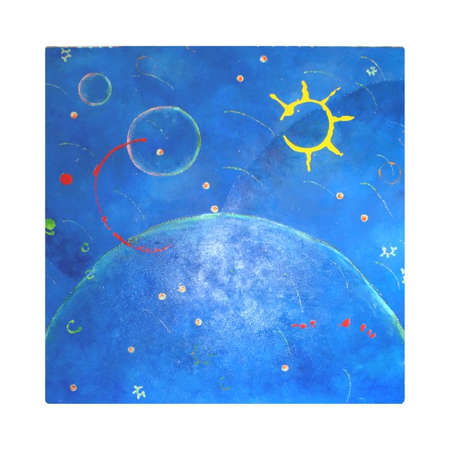 三月の終わり メタルプリント (正面)