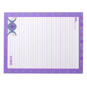 三月女神のシンボル ノートパッド (正面)