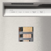 三本の円筒が印影で封じられている マグネット (インサイチュ (食洗機))