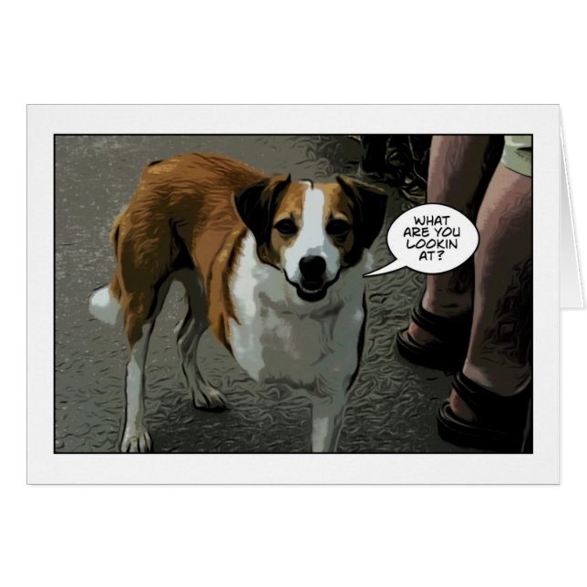 三本足の犬 (正面横)