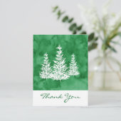 三松緑水彩抽象芸術 サンキューカード (スタンド正面)