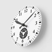 三松 ラウンド壁時計 (傾斜)