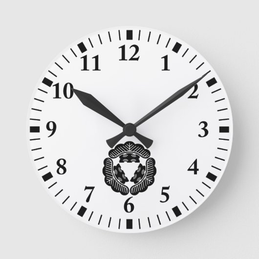 三松 ラウンド壁時計 (正面)