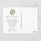 三枚の写真が入った聖体拝領の杯 ファーストコミュニオン ポストカード (裏面)