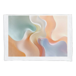 三枚一組の着色デザイン 枕カバー