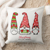 三格言イラストメリークリスマス クッション (ブランケット)