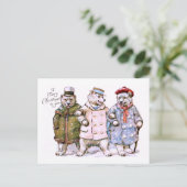 三極魅力的熊 ポストカード (スタンド正面)