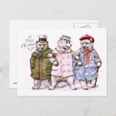 三極魅力的熊 ポストカード (正面/裏面)