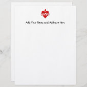 三次元イエスの聖なるハート レターヘッド (正面/裏面)