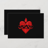 三次元イエスの聖なるハート 出欠カード (正面/裏面)