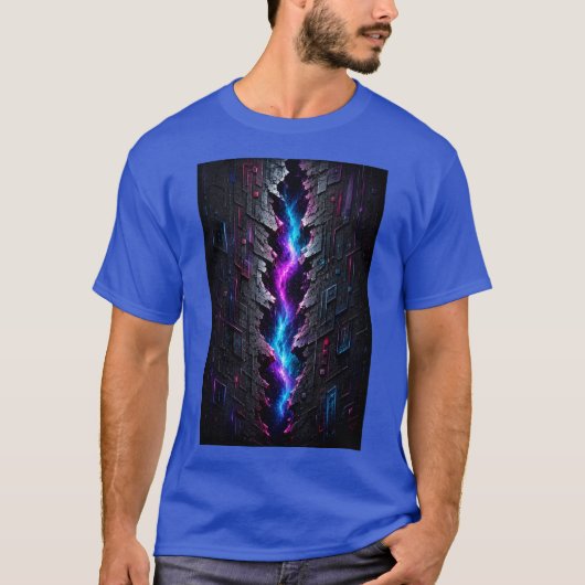 三次元裂け目 3D Tシャツ (正面)