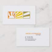 三正方形-日没 名刺 (正面/裏面)