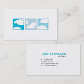 三正方形-雲 名刺 (正面/裏面)