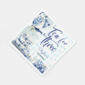 三歳の誕生日のお茶子供へ スタンダードランチョンナプキン (角)