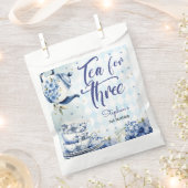 三歳の誕生日のお茶子供へ フェイバーバッグ (クリップ留めされた状態)