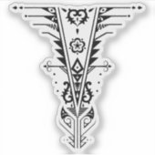 三段切除三段積 シール (正面)