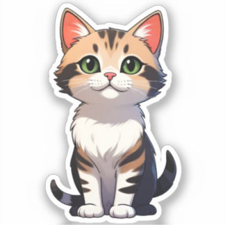 三毛ねこキューティー：にゃんパーフェクトスマイル シール