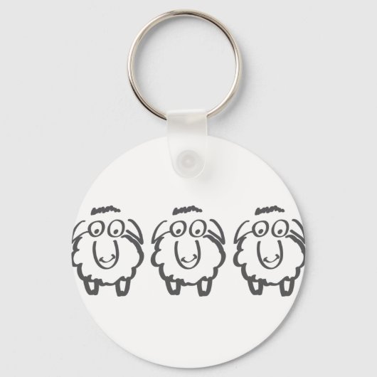 三毛刈り キーホルダー (正面)