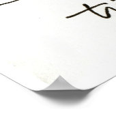 三毛尿症プリント ポスター (角)