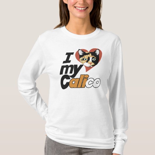 三毛猫が大好き Tシャツ (正面)