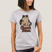 三毛猫のデブお母さん Tシャツ (正面)