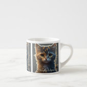 三毛猫の仔猫の特大マグカップ エスプレッソカップ (右)