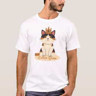 三毛猫の女王 Tシャツ