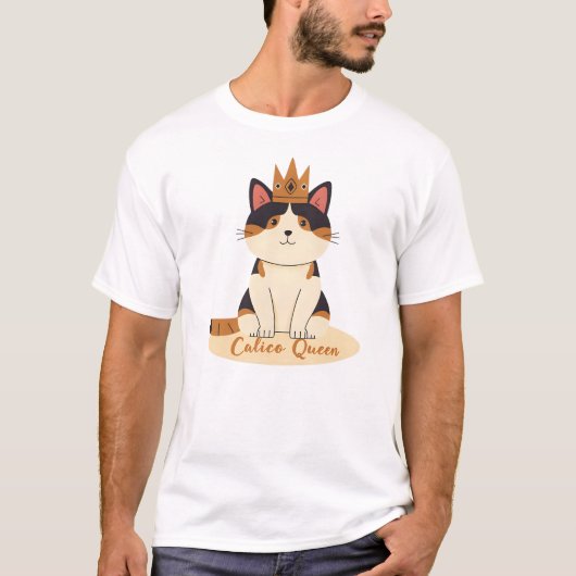 三毛猫の女王 Tシャツ (正面)