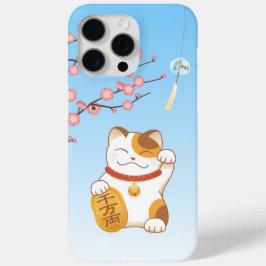 三毛猫の招き猫, 縁起物 iPhone 15 PRO MAXケース