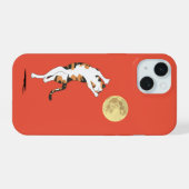 三毛猫の月ダンス Case-Mate iPhoneケース iPhone 15ケース (裏面横)