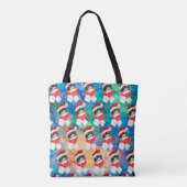 三毛猫の楽しいクリスマス トートバッグ (裏面)