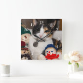 三毛猫の間時計を探ってみる スクエア壁時計 (ホーム)