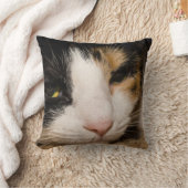 三毛猫の顔 クッション (ブランケット)