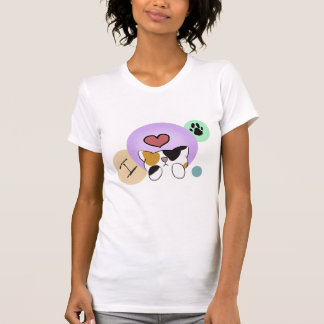 三毛猫をこよなく愛する人へ Tシャツ