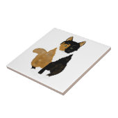 三毛猫セラミックタイル タイル (側面)
