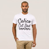 三毛猫パパ Tシャツ (正面フル)
