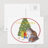 三毛猫ペルシャ猫 クリスマス (正面/裏面)