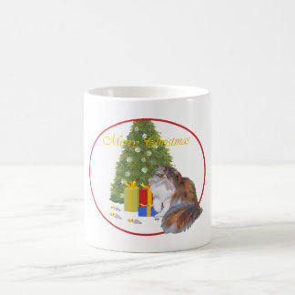 三毛猫ペルシャ猫 クリスマス コーヒーマグカップ