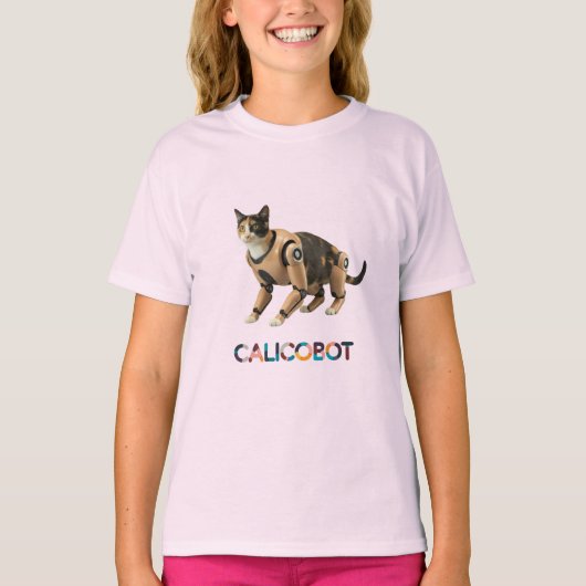 三毛猫ロボット Tシャツ (正面)