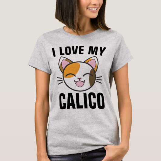 三毛猫大好きTシャツ Tシャツ (正面)
