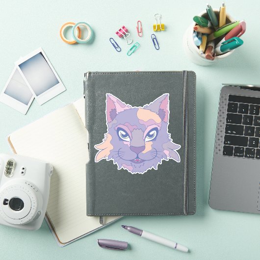 三毛猫 シール (iPadカバー)