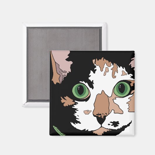 三毛猫  マグネット (正面/裏面)