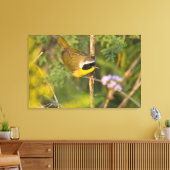 三毛類のイエロースロート)男性, キャンバスプリント (インサイチュ (リビング))