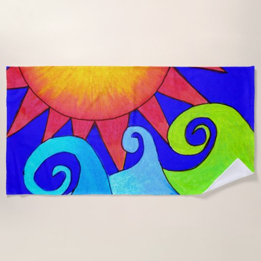 三波ビーチタオル ビーチタオル (正面)