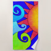 三波ビーチタオル ビーチタオル (正面)