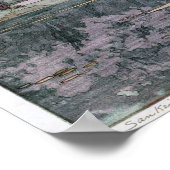 三渓園山渓園、吉田博志、ウッドカット ポスター (角)