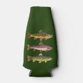 三漁師又は魚類学者のマス ボトルクーラー (正面)