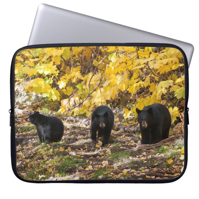 三熊 ラップトップスリーブ (正面)